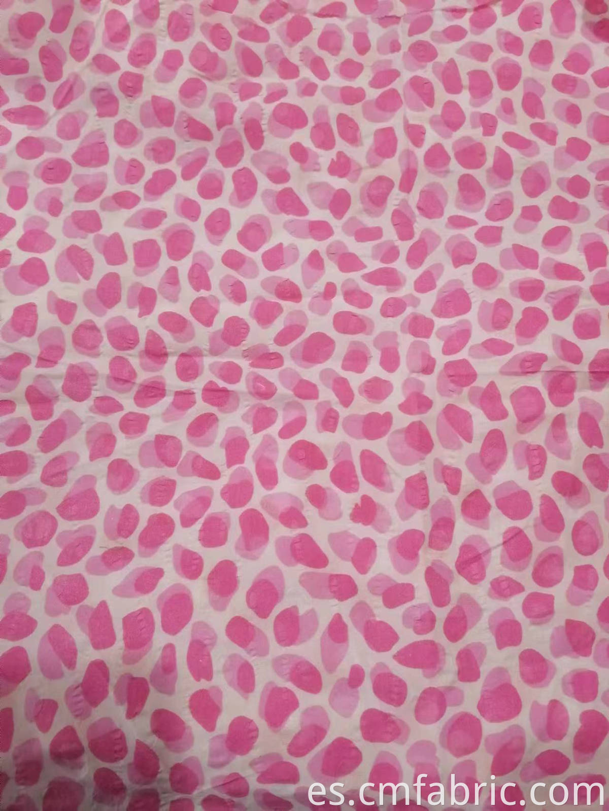 100% cotton voile salt shrink print fabric 2